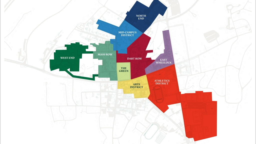 Infographic about construction around campus